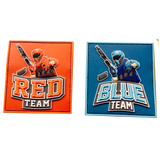RED & BLUE TEAM PATCHES - MAGFED PROSHOP - 1