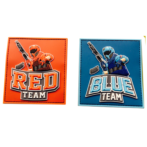 RED & BLUE TEAM PATCHES - MAGFED PROSHOP - 1