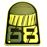 .68 CAL FSR PATCH - Smoke/Yellow