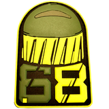 .68 CAL FSR PATCH - Smoke/Yellow