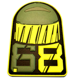 .68 CAL FSR PATCH - Smoke/Yellow