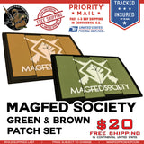 MAGFED SOCIETY BATTLE PACK PATCHE BUNDLE (OD & Tan) - MAGFED PROSHOP - 1