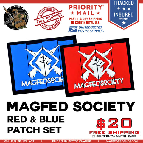 MAGFED SOCIETY PLAYERS PACK (Blue & Red Patch) - MAGFED PROSHOP